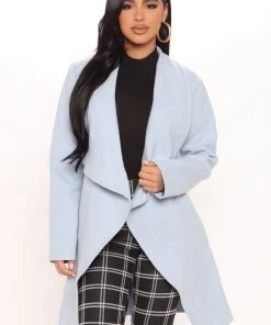 Fashion Nob Winter Blowout Manhattan Coat - Blue