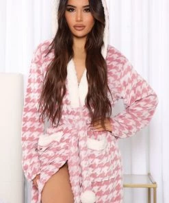 Fashion Nob Sleepwear & Robes Snuggle Up To You Plush PJ Robe - Pink