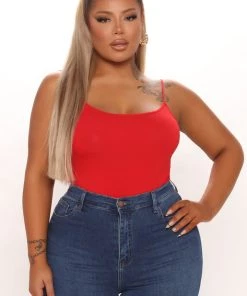 Fashion Nova Teddies & Babydolls Must Have Bodysuit - Red 16 Fashion Nova Teddies & Babydolls Must Have Bodysuit - Red