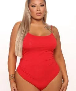 Fashion Nova Teddies & Babydolls Must Have Bodysuit - Red 14 Fashion Nova Teddies & Babydolls Must Have Bodysuit - Red