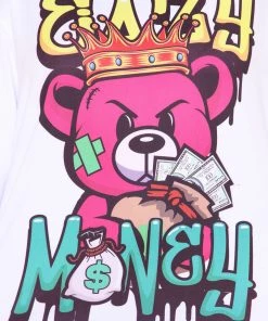 Fashion Nova Teddies & Babydolls Easy Money Teddy Long Sleeve Top - White 10 Fashion Nova Teddies & Babydolls Easy Money Teddy Long Sleeve Top - White