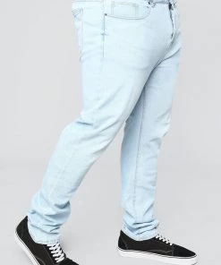 Mysite New Today Cornell Slim Jeans - Light Blue Wash