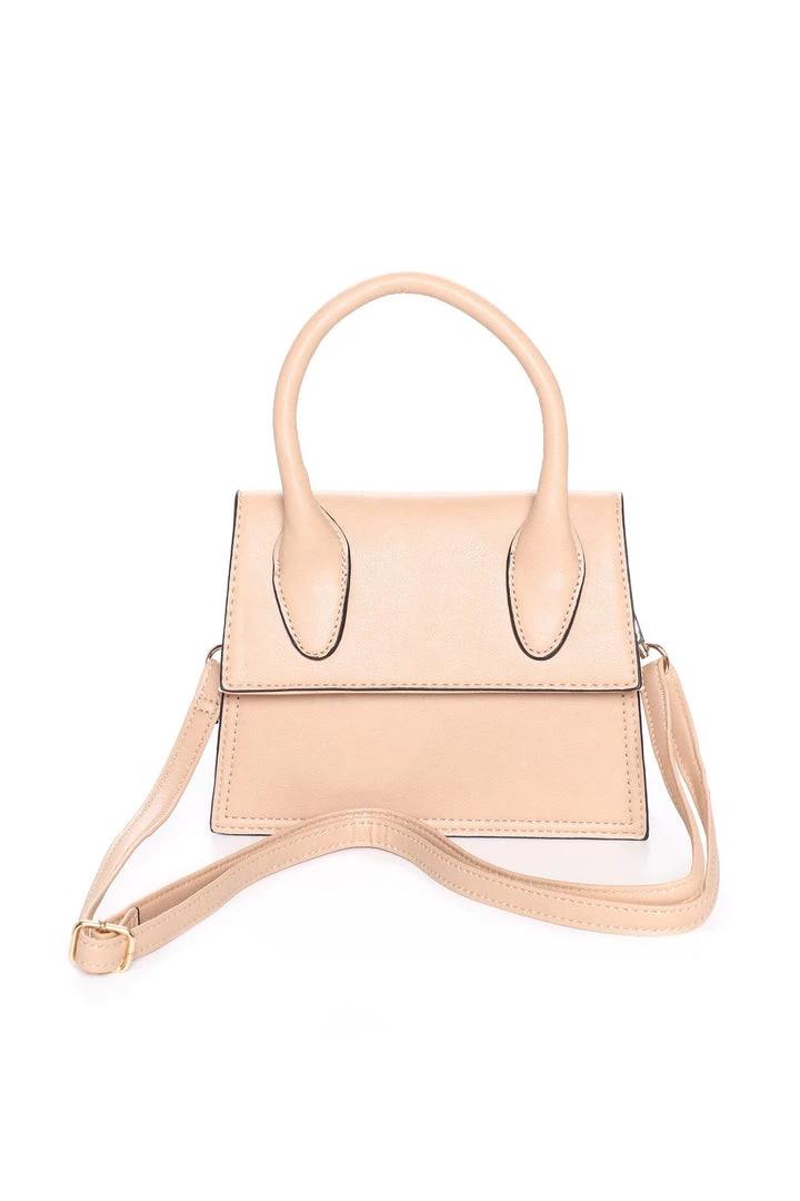 Fashion Nova You're My Person Mini Bag - Beige Teddies & Babydolls