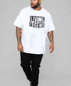 Fashion Nova Living Legend Tee - White