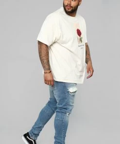 Mysite Herse Skinny Jeans - MediumBlueWash