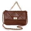 Fashion Nova Best Sellers Make You A Deal Crossbody Handbag - Chocolate