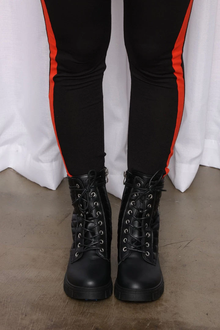 Fashion Nova SHOES Go The Distance Quilted Combat Booties - Black 3 Fashion Nova SHOES Go The Distance Quilted Combat Booties - Black