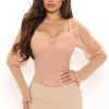 Fashion Nova On The West End Lace Top - Blush Teddies & Babydolls