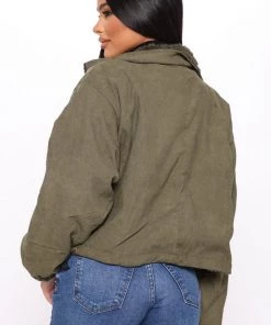 Fashion Nob All Fun And Games Jacket - Olive 5 Fashion Nob All Fun And Games Jacket - Olive
