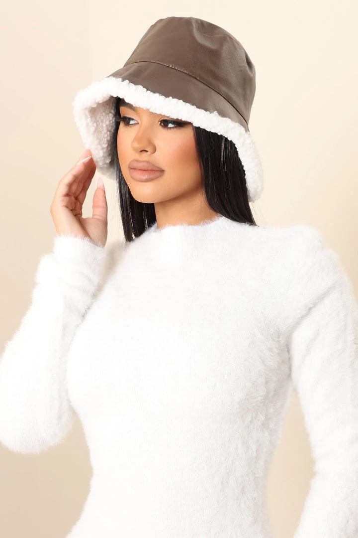 Fashion Nova New Today Got You Staring Bucket Hat - Chocolate 1 Fashion Nova New Today Got You Staring Bucket Hat - Chocolate