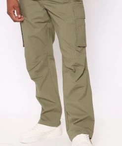 Fashion Nova New Today Ripstop Cargo Pants - Olive
