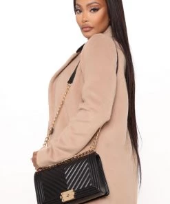 Fashion Nova On The VIP List Quilted Handbag - Black