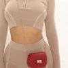 Fashion Nova Teddies & Babydolls Leave Him On Red Crossbody - Red