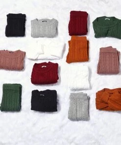 Fashion Nova Meet Me Half Way Sweater - Black Teddies & Babydolls