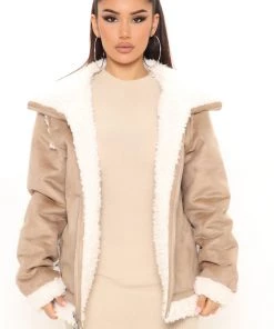 Fashion Nob Hard To Admit Reversible Jacket - Ivory Winter Blowout