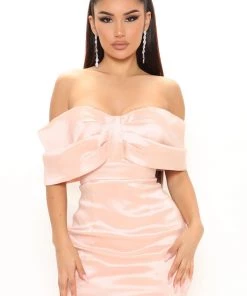 Fashion Nob DRESSES Attention Reserved Mini Dress - Blush