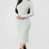 Fashion Nob Not Over You Yet Sweater Dress - Heather Grey DRESSES