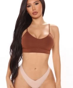 Fashion Nob My Everyday Bralette - Chocolate