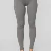 Fashion Nova My Number One Leggings - Grey Teddies & Babydolls