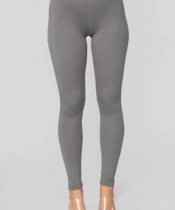 Fashion Nova My Number One Leggings - Grey Teddies & Babydolls