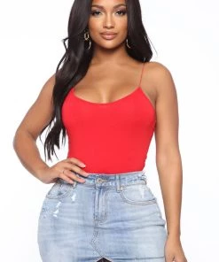 Fashion Nova Teddies & Babydolls Must Have Bodysuit - Red 11 Fashion Nova Teddies & Babydolls Must Have Bodysuit - Red