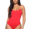 Fashion Nova Teddies & Babydolls Must Have Bodysuit - Red