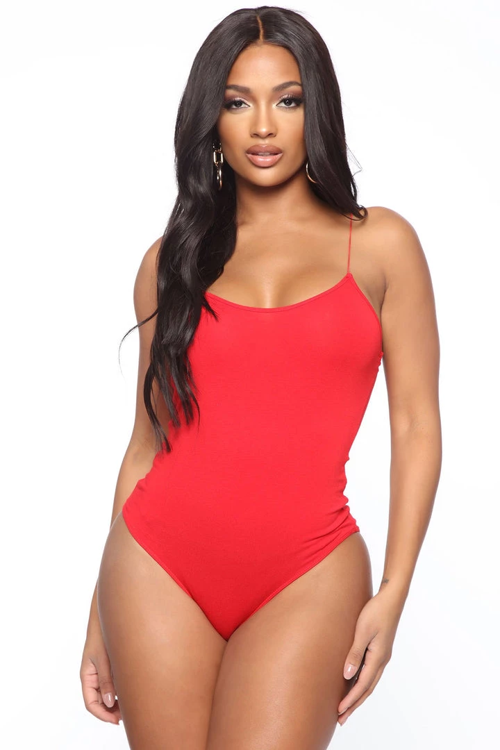 Fashion Nova Teddies & Babydolls Must Have Bodysuit - Red 1 Fashion Nova Teddies & Babydolls Must Have Bodysuit - Red