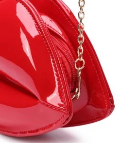 FashionNob Blowing Kisses Crossbody Bag - Red