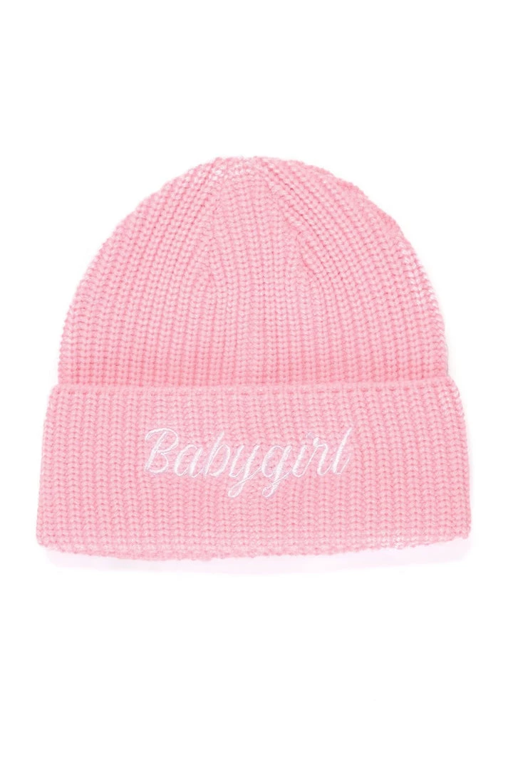 Fashion Nova Influencer Looks I'm Your Babygirl Beanie - Pink