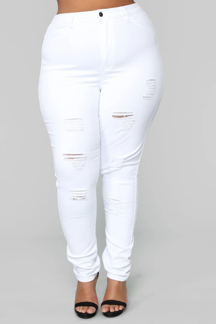 Mysite Hit The Freeway Jeans - White 10 Mysite Hit The Freeway Jeans - White