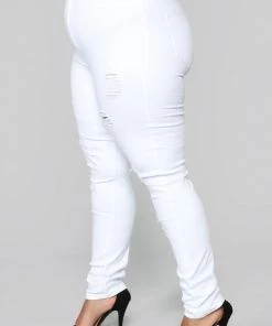 Mysite Hit The Freeway Jeans - White 25 Mysite Hit The Freeway Jeans - White