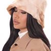 Fashion Nova Tribeca Bucket Hat - Nude/combo New Today