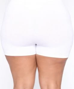 Mysite Uncomplicated Seamless Shorts - White New Today