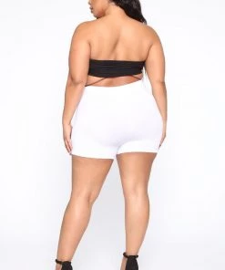 Mysite Uncomplicated Seamless Shorts - White New Today