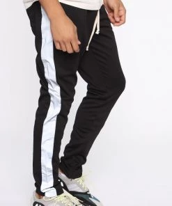 Mysite New Today Retro Track Pant - Black