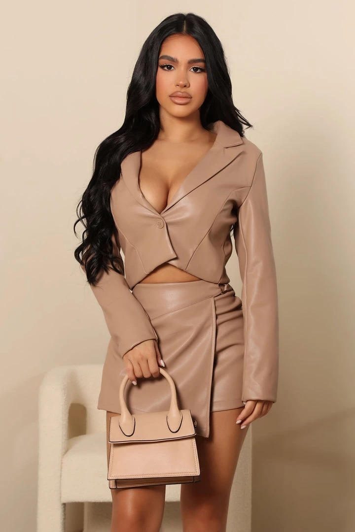 Fashion Nova You're My Person Mini Bag - Beige Teddies & Babydolls