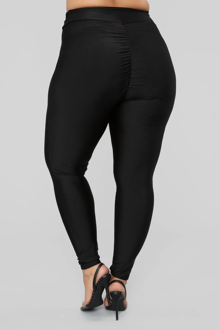 Fashion Nova Focus On Me Ruched Leggings - Black 7 Fashion Nova Focus On Me Ruched Leggings - Black
