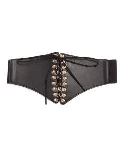 Fashion Nova Keeping It Snatched Corset Belt - Black