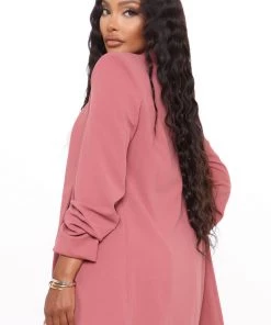 Fashion Nob Office Babe The Celine Blazer - Mauve