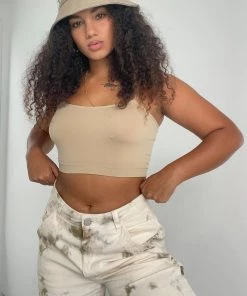 FashionNob Teddies & Babydolls Adore Me Yet Bucket Hat - Nude