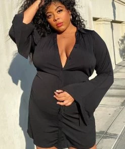 Fashion Nob Booked And Busy Mini Dress - Black