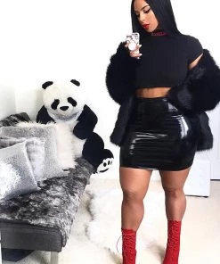 FashionNob Boot Camp Skirt - Black Best Sellers