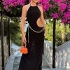 FashionNob Brazil Dreams Maxi Dress - Black DRESSES