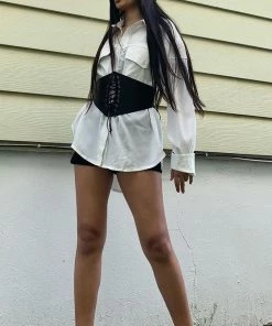 FashionNob Call On Me Corset Belt - Black Best Sellers