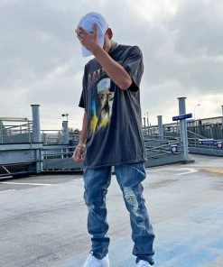 Mysite New Today Cooper Slim Taper Jeans - Medium Wash