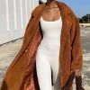 Fashion Nob Cover Girl Teddy Coat - Brown Winter Blowout