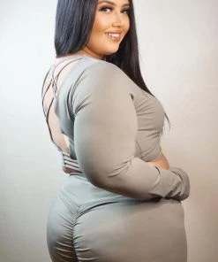 Fashion Nova Best Sellers Crunch Time Active Scrunch Butt Leggings In Sculpt Tech - Taupe