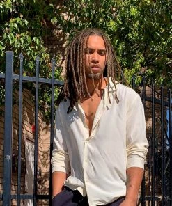 Mysite Dawson Long Sleeve Woven Top - Off White New Today