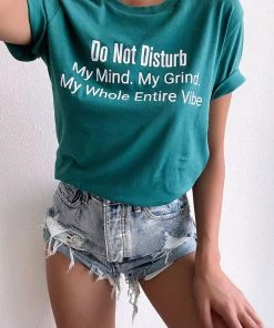 Fashion Nova Don't Disturb My Vibe Short Sleeve Top - Teal