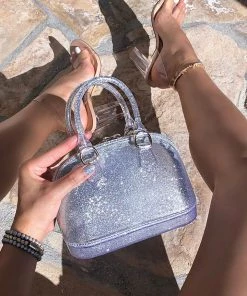 Fashion Nova Don't Be Jelly Bag - Silver Teddies & Babydolls